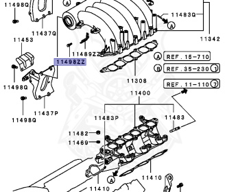 Mitsubishi - Legnum VR-4 - EC5W - 2000 - LNGF - 6A13