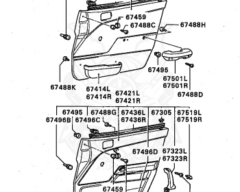 Mitsubishi - Lancer - C73A - 1987 - SNGM - 4G61