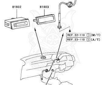 Mitsubishi - Mirage - C53A - 1987 - MNGF2 - 4G61