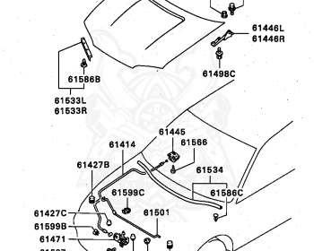Mitsubishi - Mirage Asti - CA1A - 1991 - MNJ5 - 4G13
