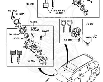 Mazda - MPV - LY3P - Dec-2007 - Right hand - L3-VE