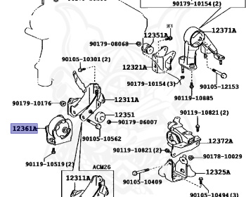 Toyota - Ipsum - ACM21W - 2001 - 240U TYPE - 2AZFE