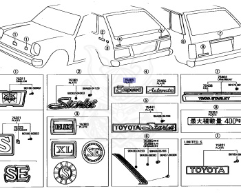 Toyota - Starlet - KP61 - 1978 - DLX TYPE - 3-DOOR - Manual - 4KU