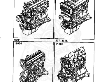 Toyota - Carina - AT210 - 1996 - GT TYPE - Automatic - 4AGE