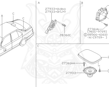 Nissan - Bluebird - U14 - 1997 - SSSZ - SEDAN(S) - 2 WHEEL DRIVE(2WD) - AUTOMATIC.CVT(AT.CVT) - SR20VE