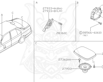 Nissan - Bluebird - U14 - 1999 - EPRISE - SEDAN(S) - 2 WHEEL DRIVE(2WD) - AUTOMATIC-FLOOR SHIFT(AT.F4) - CD20E