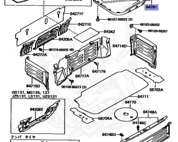 Genuine Crown JZS131 Interior OEM parts supplied from Japan