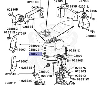Mitsubishi - Mirage - C83A - 1987 - MNDM - 4G61