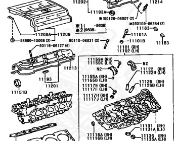 Toyota - Avalon - MCX10 - 1995 - SEDAN - 1MZFE