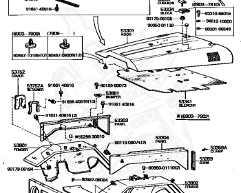 Toyota - Land Cruiser - FJ40 - 1969 - SOFTTOP (TARPAULIN CANVASTOP OR VINYLTOP) - F