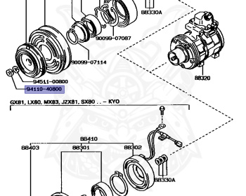 Toyota - Mark 2 - GX81 - 1988 - GRANDE TYPE - HARDTOP - Automatic - 1GFE
