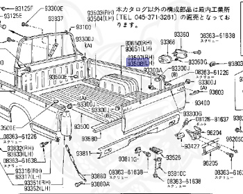 Nissan - Datsun - 720 - 1984 - DELUXE TYPE - Temporary Track (TL) - 2 WHEEL DRIVE(2WD) - Column Manual 5th (R5) - SD23