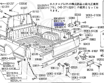 Nissan - Datsun - 720 - 1984 - DELUXE TYPE - Temporary Track (TL) - 2 WHEEL DRIVE(2WD) - Column Manual 5th (R5) - SD23