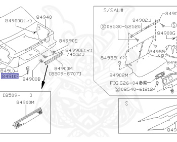 Nissan - Sunny - B12 - 1985 - SEDAN(S) - 2 WHEEL DRIVE(2WD) - AUTOMATIC TRANSMISSION(AT) - E15T