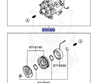 Mitsubishi - Galant VR-4 - EC5A - 2001 - SNGF3 - 6A13