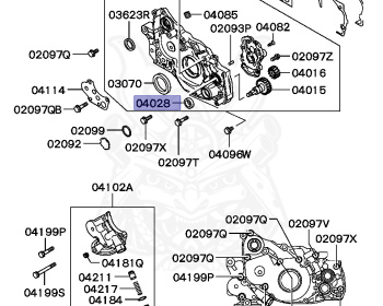Mitsubishi - Airtrek - CU2W - 2005 - LYXFZ - 4G63