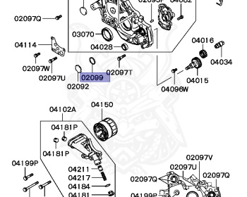 Mitsubishi - Lancer - C73A - 1988 - SRGM - 4G61