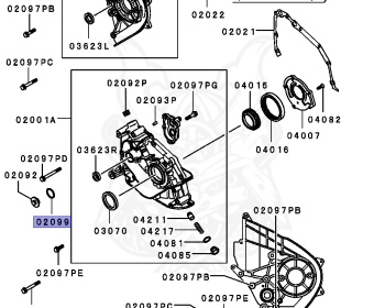 Mitsubishi - Pajero - L049G - 1990 - VRTD - 4D56