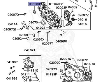 Mitsubishi - Airtrek - CU2W - 2005 - LYXFZ - 4G63
