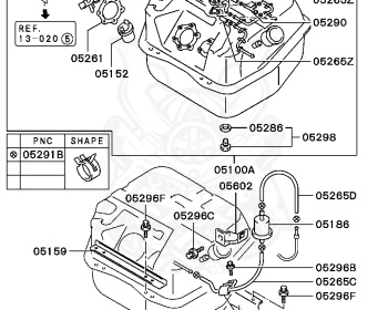 Mitsubishi - Pajero - V46V - 1998 - HNSF - 4M40