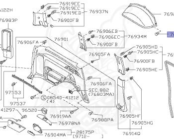 Nissan - Elgrand - E50 - 1999 - X GRADE - HARDTOP(K) - 2 WHEEL DRIVE(2WD) - AUTOMATIC TRANSMISSION(AT) - VG33E