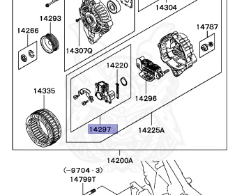 Mitsubishi - Pajero - V25W - 1992 - GRXM1 - 6G74
