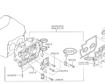 Subaru - Rocker Cover Gasket LH