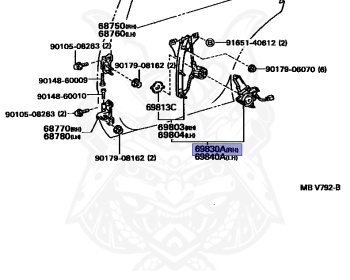 Toyota - Aristo - JZS147 - 1992 - 3.0V TYPE - 2JZGTE