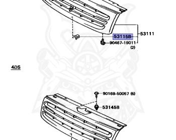 Toyota - Tercel - EL45 - 1990 - AVENUE TYPE - 4 DOOR - Automatic - 5EFE