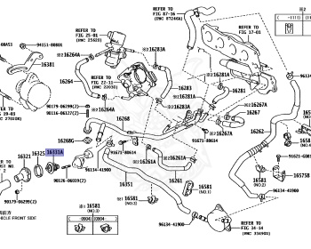 Toyota - Auris - NZE151H - 2006 - Variator - 1NZFE