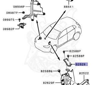 Mitsubishi - RVR - GA4W - 2012 - XTHX9 - 4J10