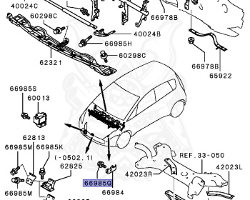 Mitsubishi - Colt Ralliart Version R - Z27AG - 2004 - XNGF5 - 4G15