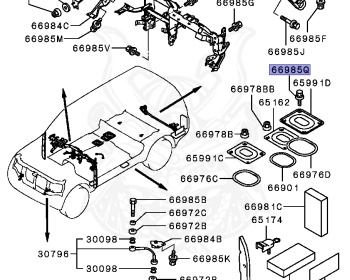 Mitsubishi - Pajero - V97W - 2011 - LYHY - 6G75
