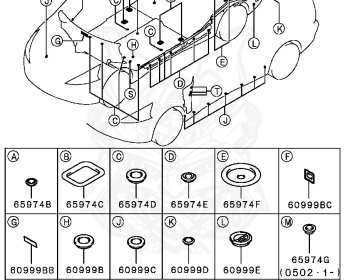Mitsubishi - Grandis - NA4W - 2004 - LRGY - 4G69