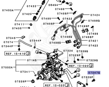 Mitsubishi - Delica Star Wagon - P35W - 1994 - HSRXT7 - 4D56