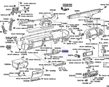 Genuine Land Cruiser KZJ78W Interior OEM parts supplied from Japan
