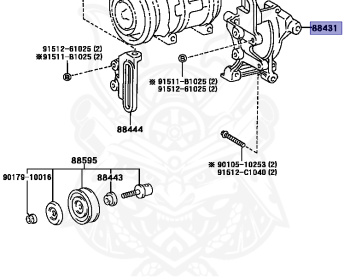 Toyota - Land Cruiser - HZJ75 - 1993 - STANDARD TYPE - CHASSIS FOR FIRE ENGINE - Manual - 1HZ
