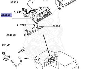 Mitsubishi - Pajero Jr - H57A - 1995 - MKXE4 - 4A31