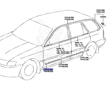 Toyota - Corolla - AE104G - 1995 - L TOURING TYPE - WAGON - Manual - 4AFE