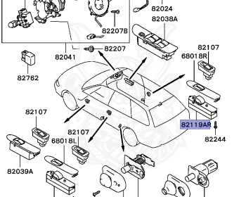 Mitsubishi - Libero - CD5W - 1994 - HLNHE - 4G93