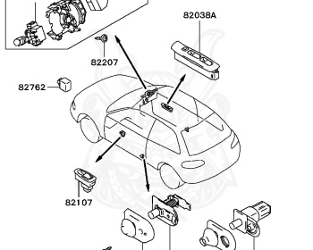 Mitsubishi - Mirage - CC3A - 1994 - MNUD - 4G91
