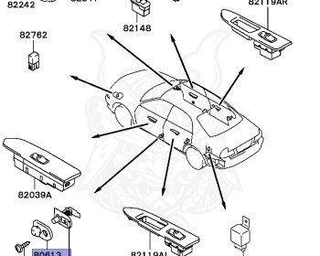 Mitsubishi - Diamante - F34A - 2002 - TRHE - 6A13
