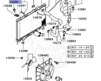 Mitsubishi - Galant - E54A - 1992 - PRGW - 6A12