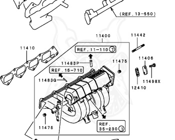 Mitsubishi - RVR - N23W - 1991 - ANUF - 4G63