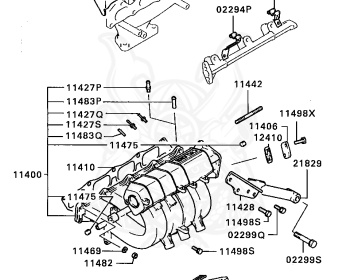 Mitsubishi - Mirage - C53A - 1987 - MNGF2 - 4G61