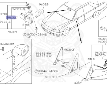 Nissan - Cedric/Gloria - Y33 - 1997 - Broam VIP - HARDTOP(K) - 2 WHEEL DRIVE(2WD) - AUTOMATIC TRANSMISSION(AT) - IRS TYPE(IRS) - VQ30DET