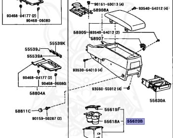 Genuine Mark 2 JZX100 Interior OEM parts supplied from Japan