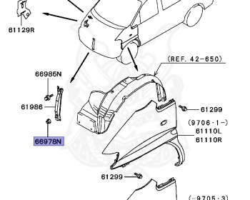 Mitsubishi - Delica - PF6W - 1996 - HSEHE - 6G72