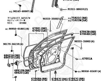 Toyota - Crown - JZS171 - 2002 - ATHLETE V TYPE - SEDAN - Automatic - 1JZGTE