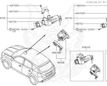 Nissan - Dualis - J10E - 2010 - 20S GRADE - 5 DOOR HATCHBACK(5H/B) - 2 WHEEL DRIVE(2WD) - MCVT(MCVT) - MR20DE